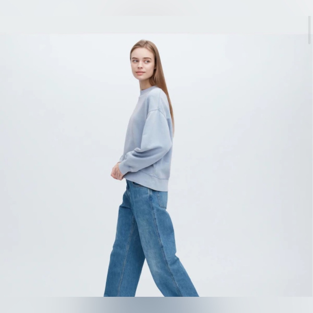 Uniqlo Light Blue Crewneck Sweatshirt! - Picture 3 of 4